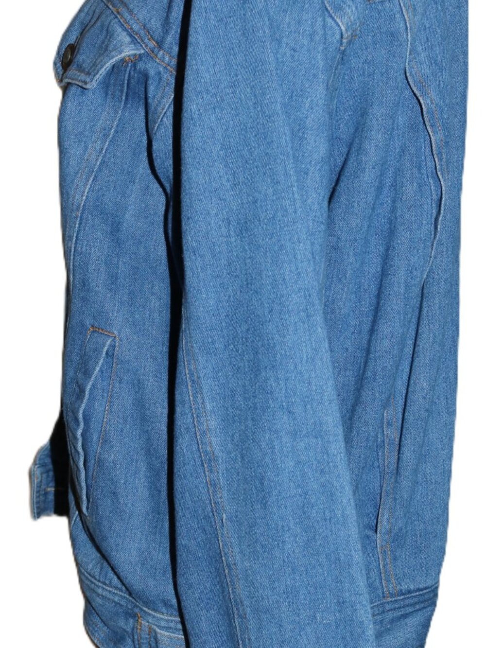 SK Wear vintage denim bluejean jacket size 8 - Picture 4 of 5